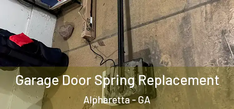  Garage Door Spring Replacement Alpharetta - GA