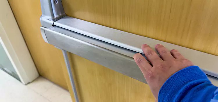 Installing a Push Bar on a Door Alpharetta